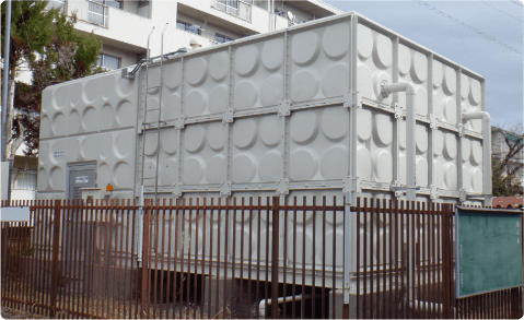 受水槽改修工事